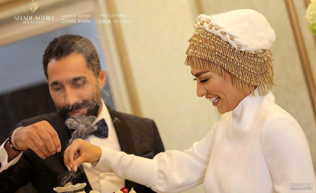 عکس عروس و داماد زیبا