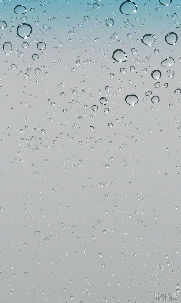  عکس قطره های باران