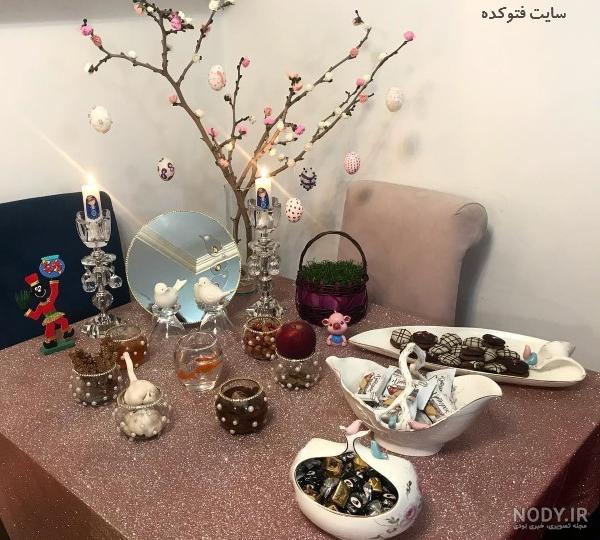 تزیین سفره هفت سین ساده تزیین سفره هفت سین ساده
