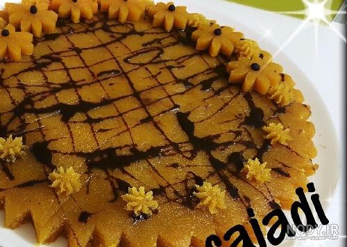 حلوا با آرد گندم حلوا با آرد گندم
