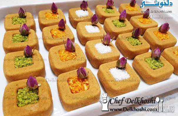 حلوای آرد نخودچی با شیر حلوای آرد نخودچی با شیر