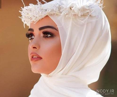 شینیون حجاب با شال