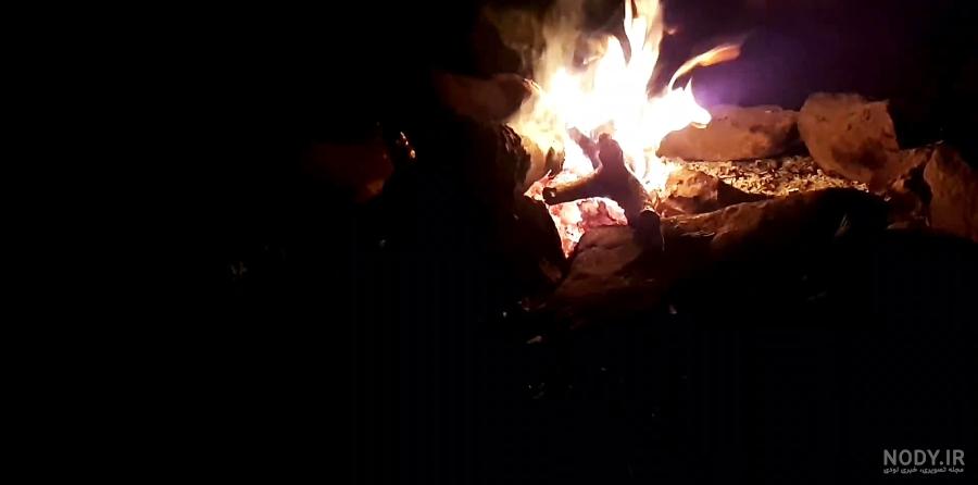 عکس آتش در شب عکس آتش در شب