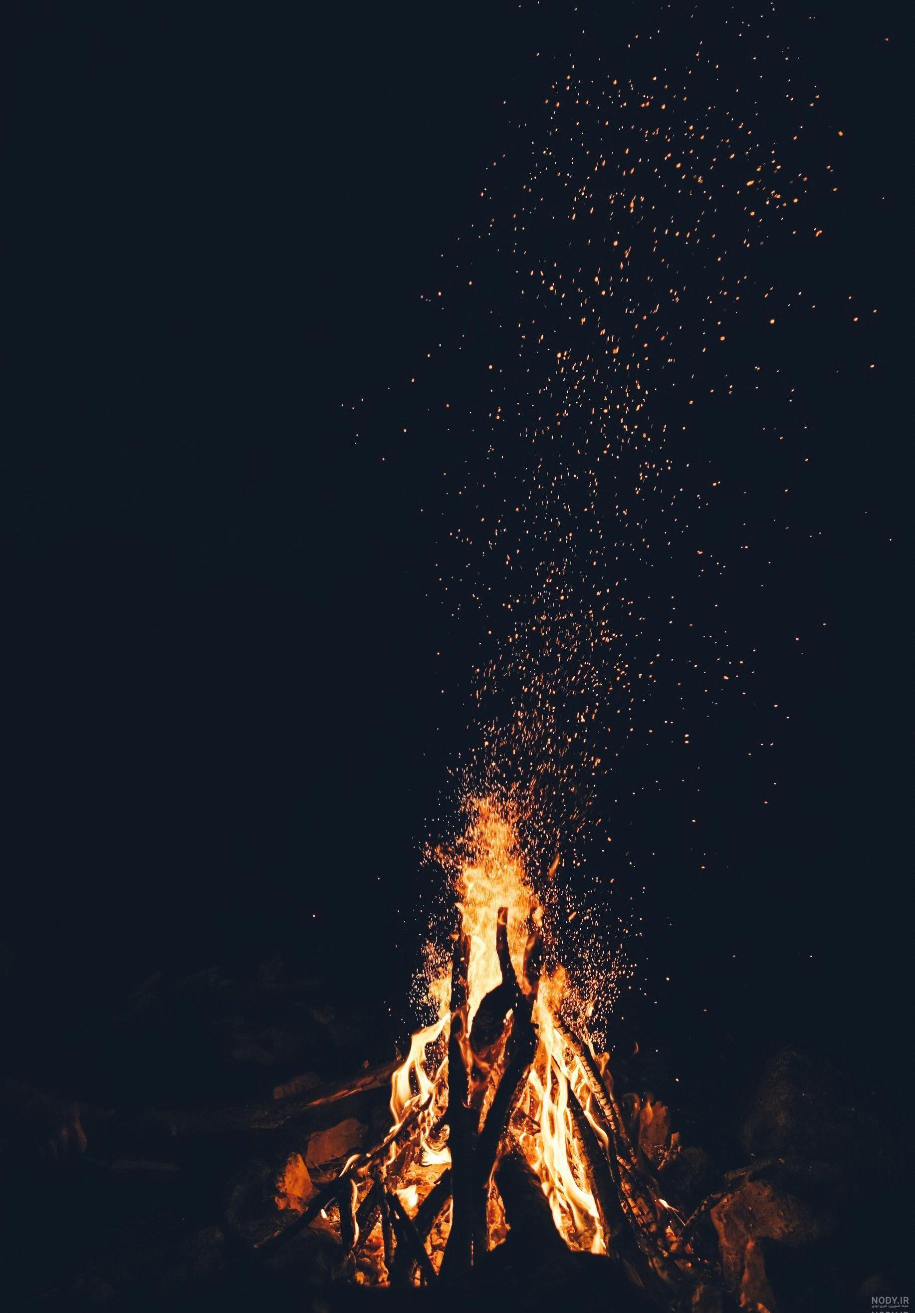 عکس آتش نیمه شب عکس آتش نیمه شب