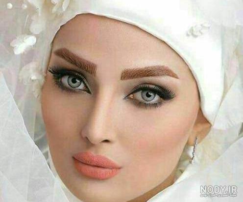 عکس دختر چادری با ارایش