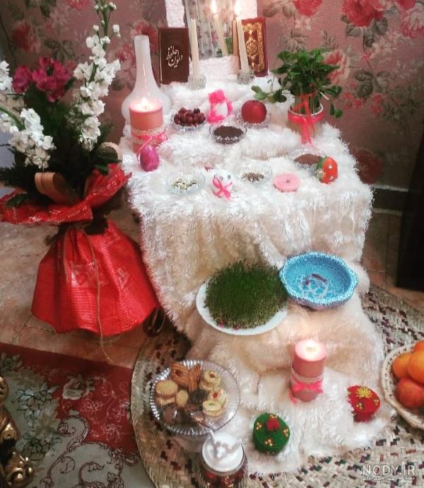 عکس سفره هفت سین ساده و شیک