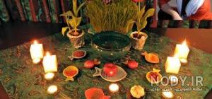 عکس سفره هفت سین ساده و شیک عکس سفره هفت سین ساده و شیک