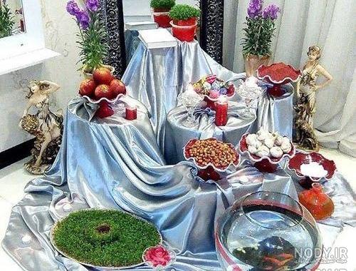 عکس سفره هفت سین لاکچری