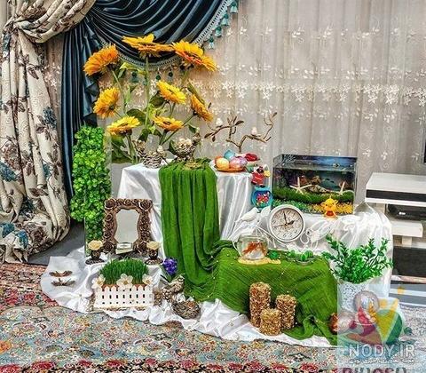 عکس سفره هفت سین لاکچری