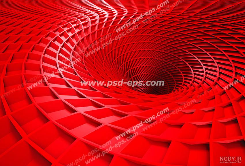 عکس قلب سه بعدی قرمز