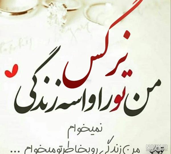 عکس نوشته نام نرگس