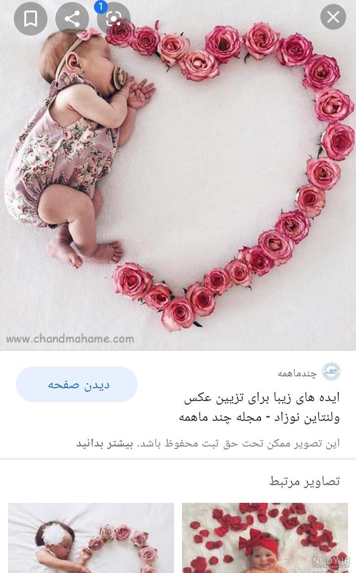 فواید خواباندن نوزاد در گل محمدی فواید خواباندن نوزاد در گل محمدی