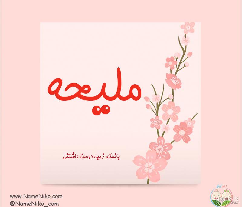 متن در مورد اسم ملیحه