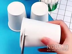 کاردستی حرکتی با کاغذ رنگی