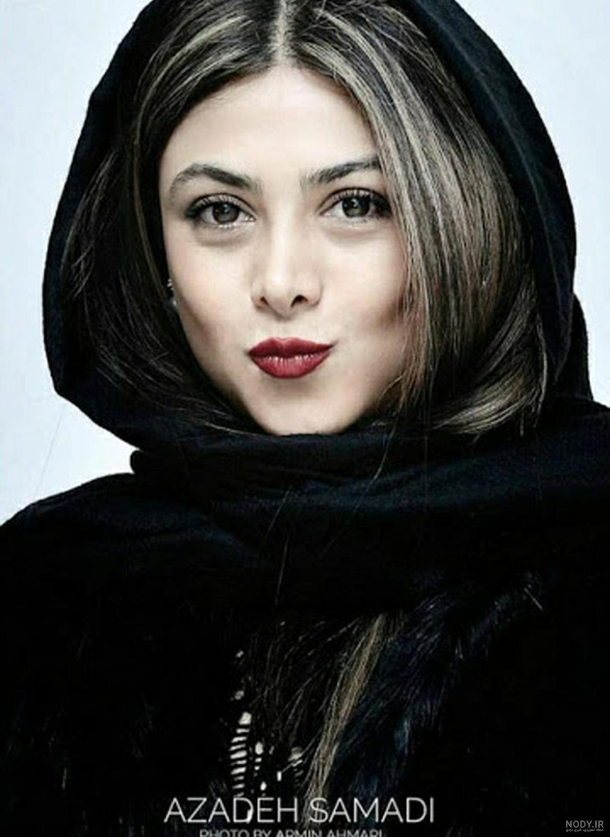 آزاده صمدی قبل از عمل بینی آزاده صمدی قبل از عمل بینی