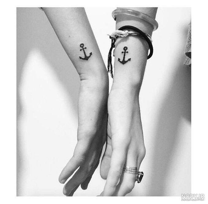 تاتو روی دست مردانه