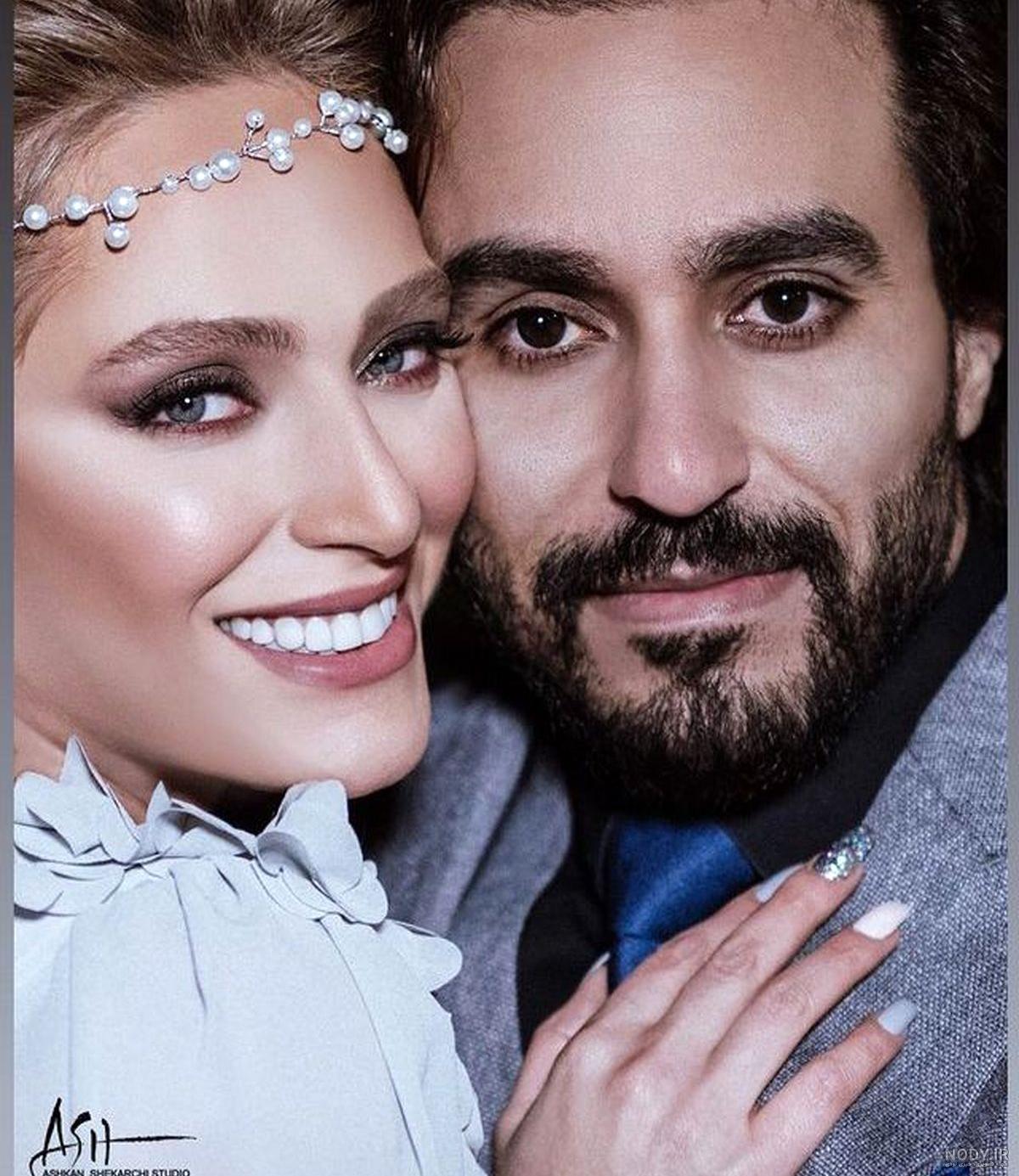 عکس عروس و داماد زیبا