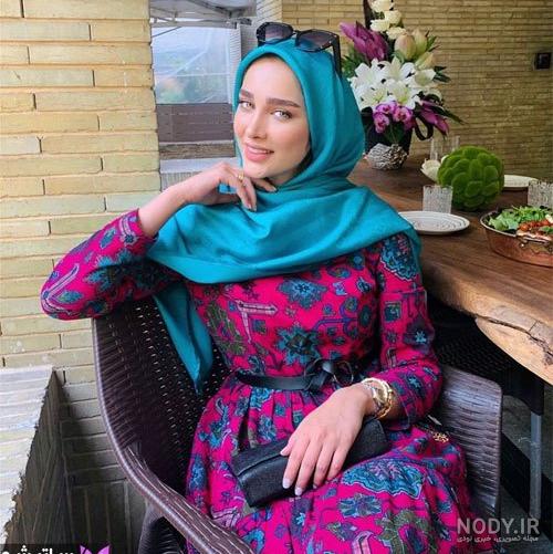 عکس مانتو گلدار زنانه