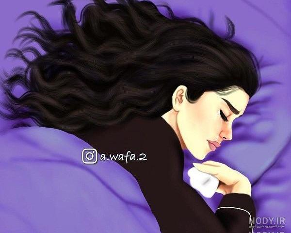 عکس پروفایل غمگین بدون متن دخترونه کارتونی
