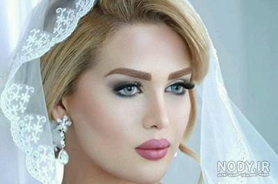 مدل مو عروس با تاج گرد مدل مو عروس با تاج گرد