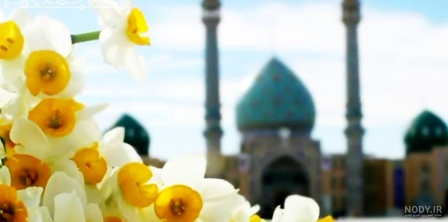 عکس خفن عکس جمکران و گل نرگس