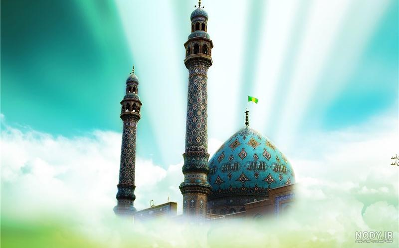 عکس خفن عکس جمکران و گل نرگس