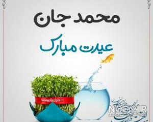 تزیین اسم محمد با گل
