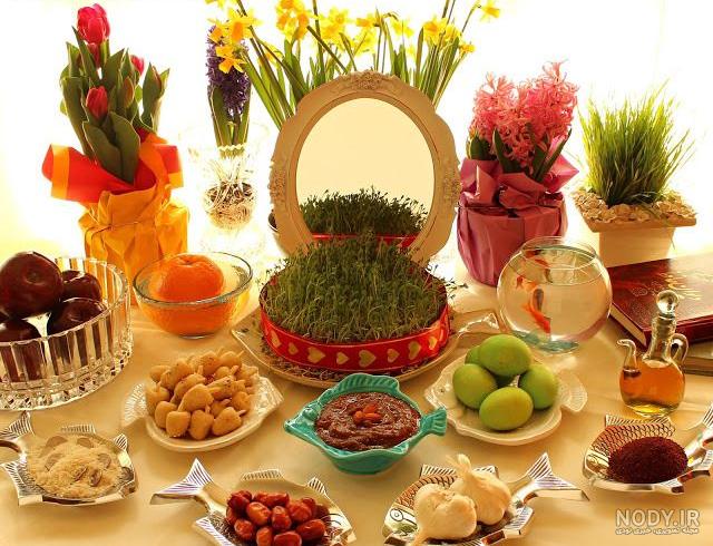 عکس سفره هفت سین جدید عکس سفره هفت سین جدید