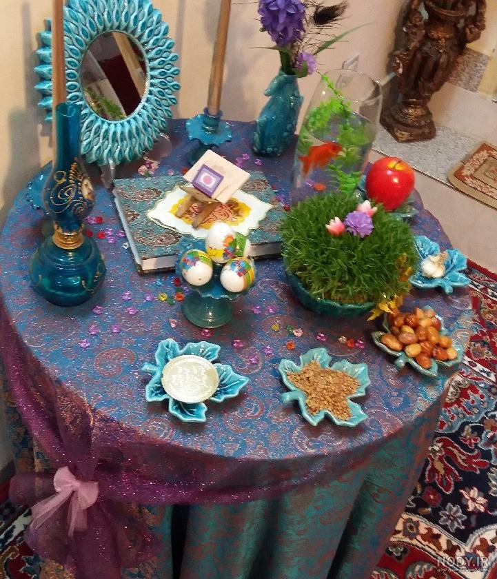 عکس سفره هفت سین فانتزی عکس سفره هفت سین فانتزی