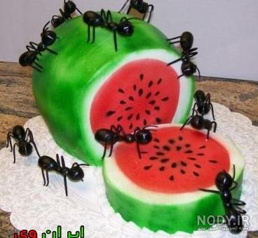 عکس کیک شب یلدا ساده