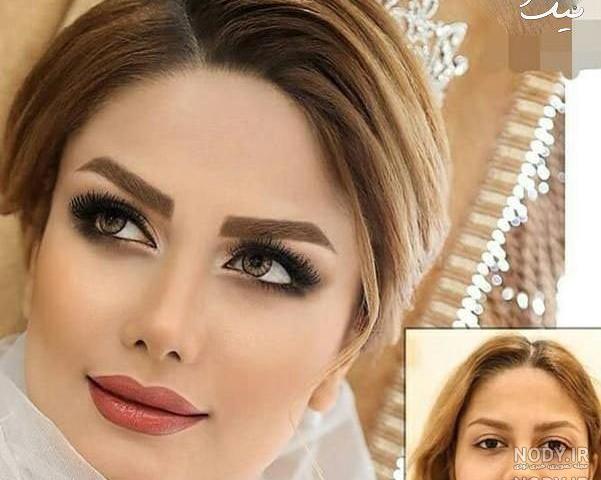 قبل و بعد میکاپ