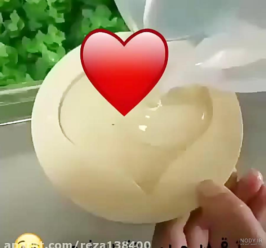 ژله با قالب قلب