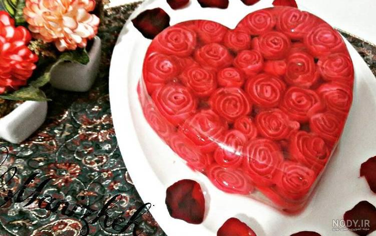 ژله قلبی ولنتاین