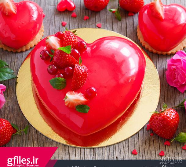 ژله قلبی چند رنگ
