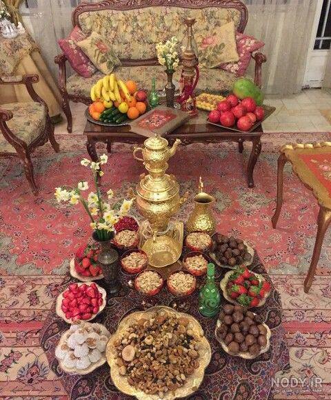 سفره شب یلدا سنتی