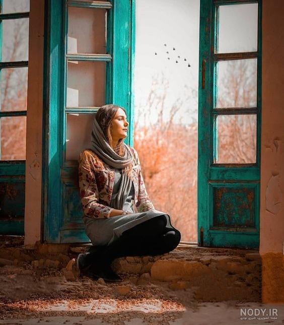 عکس دختر تنها در غروب عکس دختر تنها در غروب