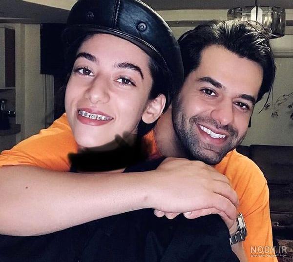 عکس رضا بهرام و خواهرش سوگند عکس رضا بهرام و خواهرش سوگند