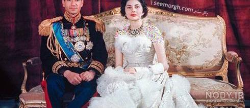 عکس عروسی شاه و فوزیه