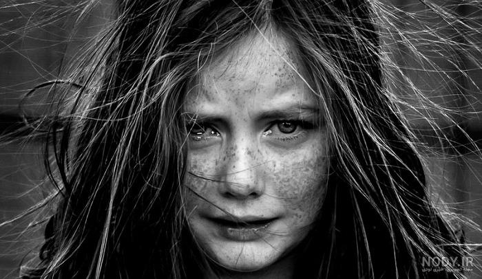 عکس پرتره سیاه و سفید هنری