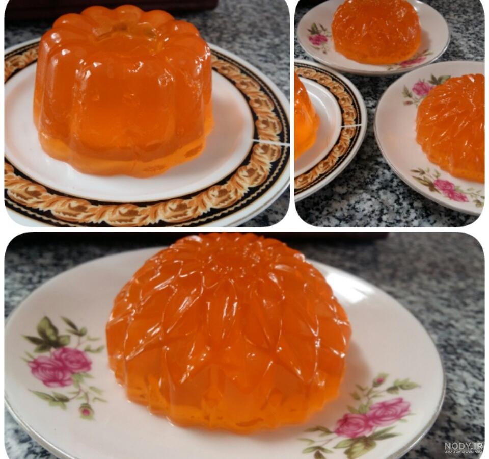 عکس ژله پرتقالی