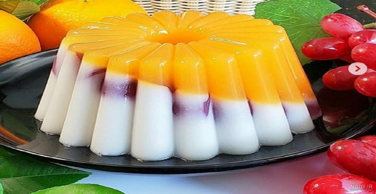 ژله با شیر خشک