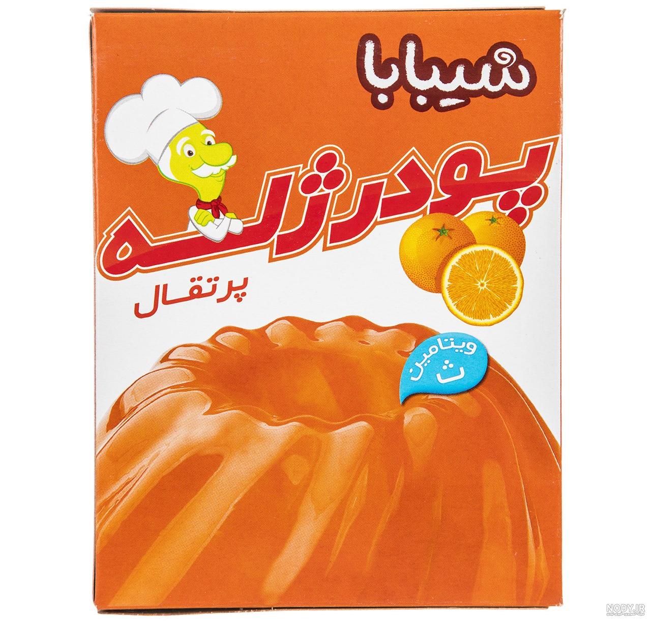 ژله پرتقالی با شیر