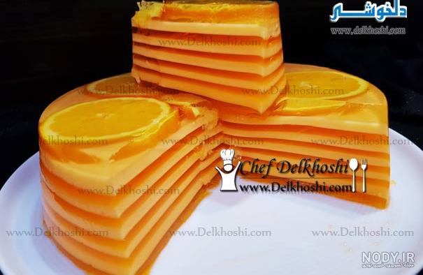 ژله پرتقالی لیوانی
