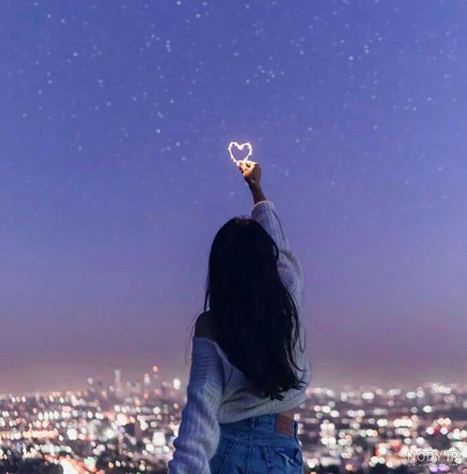 عکس دختر تنها با متن غمگین