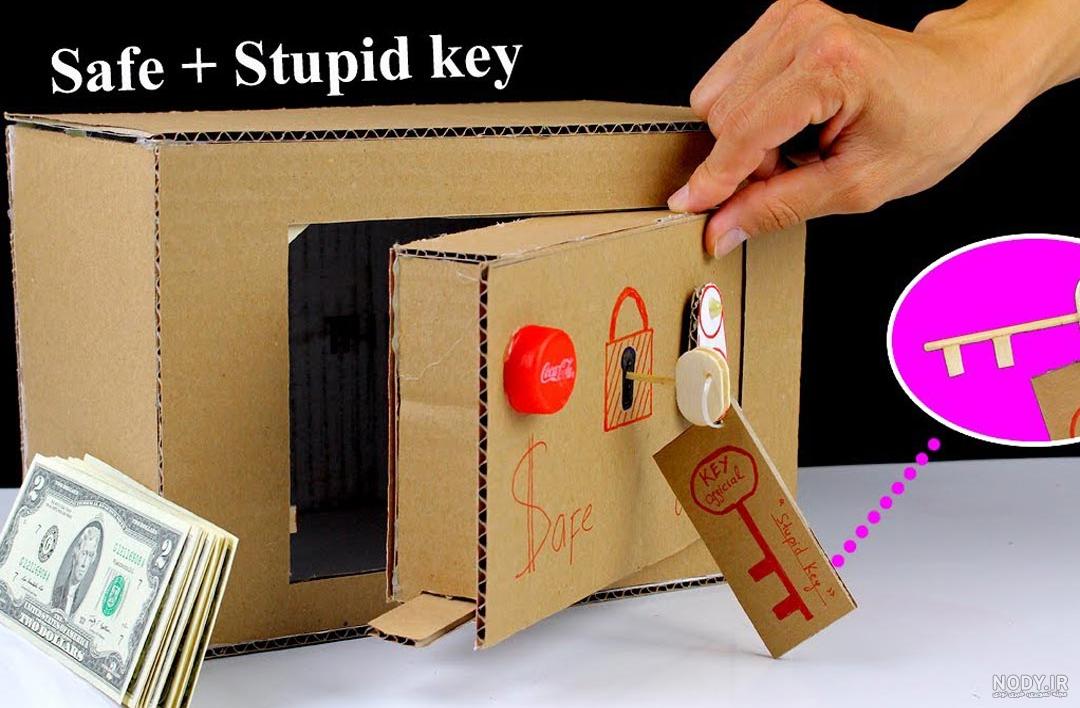 آموزش ساخت گاوصندوق با کاغذ