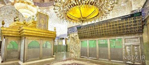 عکس امام حسین در میانه جنگ عکس امام حسین در میانه جنگ