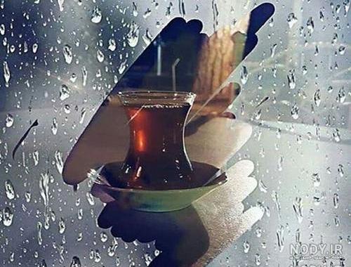 عکس باران و چای عکس باران و چای
