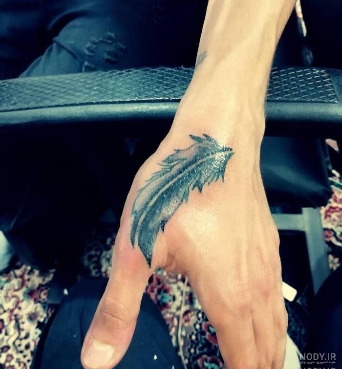 عکس تاتو روی دست مردانه
