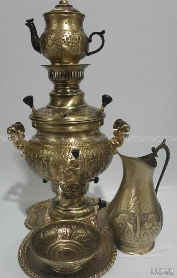 عکس ست سماور برنجی عکس ست سماور برنجی