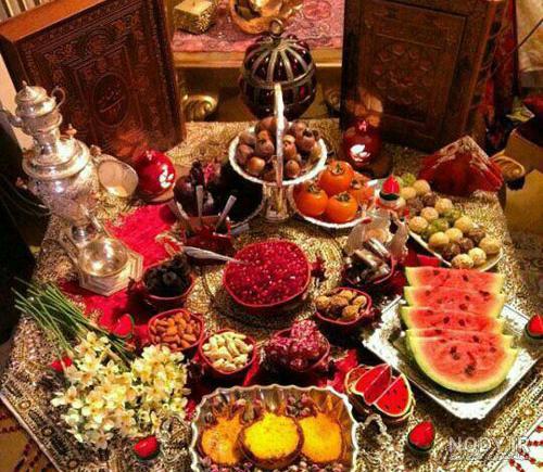 عکس چیدمان یلدا